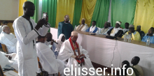 رئيس الجمعية مع علماء من موريتانيا و السنغال من مريدي الطريقة التيجانية 